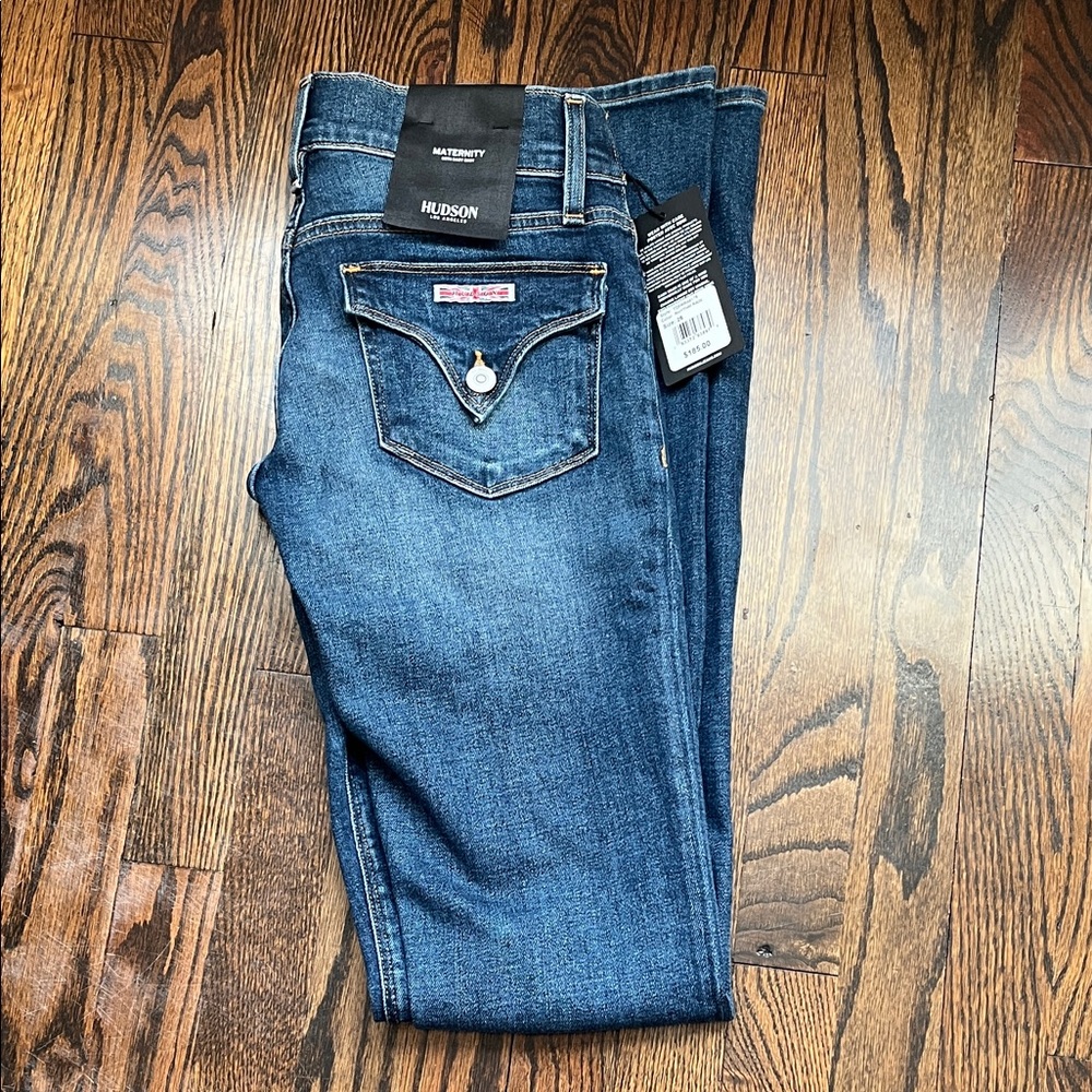 Hudson Jeans Women's Maternity Beth baby boot jeans 26 rhythm rain NWT